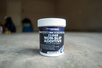 Clear Anti Slip Paint Additive Floor Grip for Acrylic Sealers & Paints, 4 oz NEW