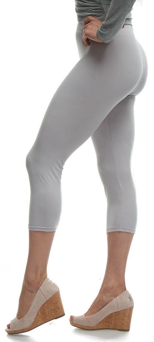 Buttery Soft Capri Leggings with High Waist - Plus Size & One Size - Many  Colors