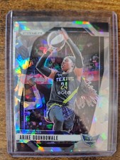 2024 Panini Prizm WNBA Arike Ogunbowale Silver Cracked Prizm #28 Dallas Wings