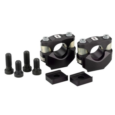 X-Trig PHDS Rubber Bar Clamps Black For X-Trig Triple Clamps M12 - 28.4mm