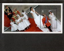 Guernsey 2011 - Royal Wedding Will & Kate - Souvenir Stamp Sheet Scott #1129 MNH