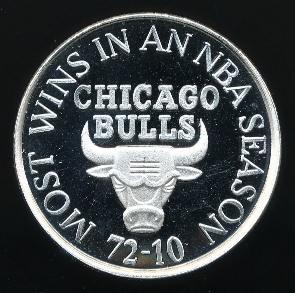 1996 Chicago Bulls Champions Proof Coin | paradaabogados.com