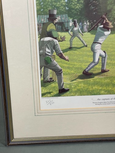 Pair of Signed Limited Edition Rugby School Sport Prints by Robert Nicholson - Picture 15 of 17