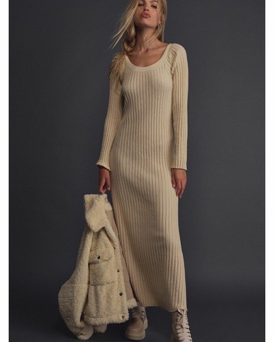 New Free People Walk About Maxi Dress 