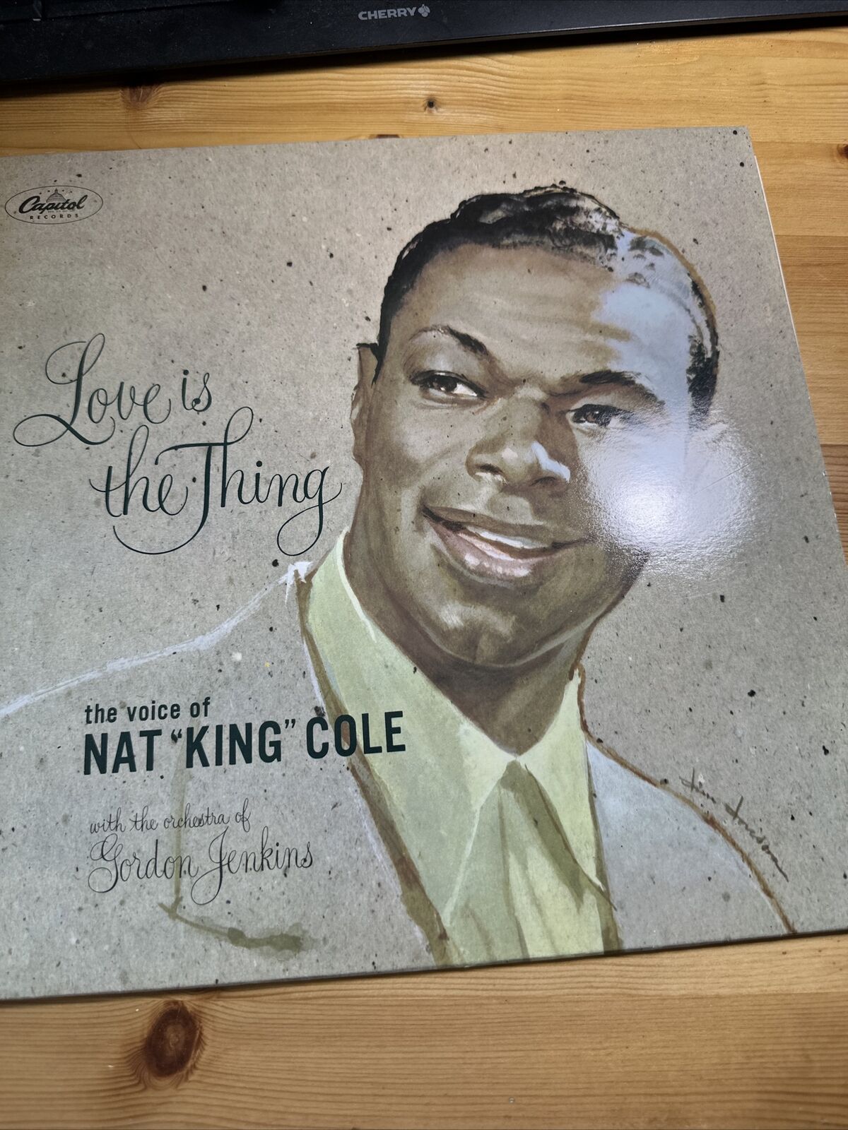 NAT KING COLE REISSUE LOVE IS THE THING VINYL 1980 CAPITOL RECORDS SN-16163 VG++
