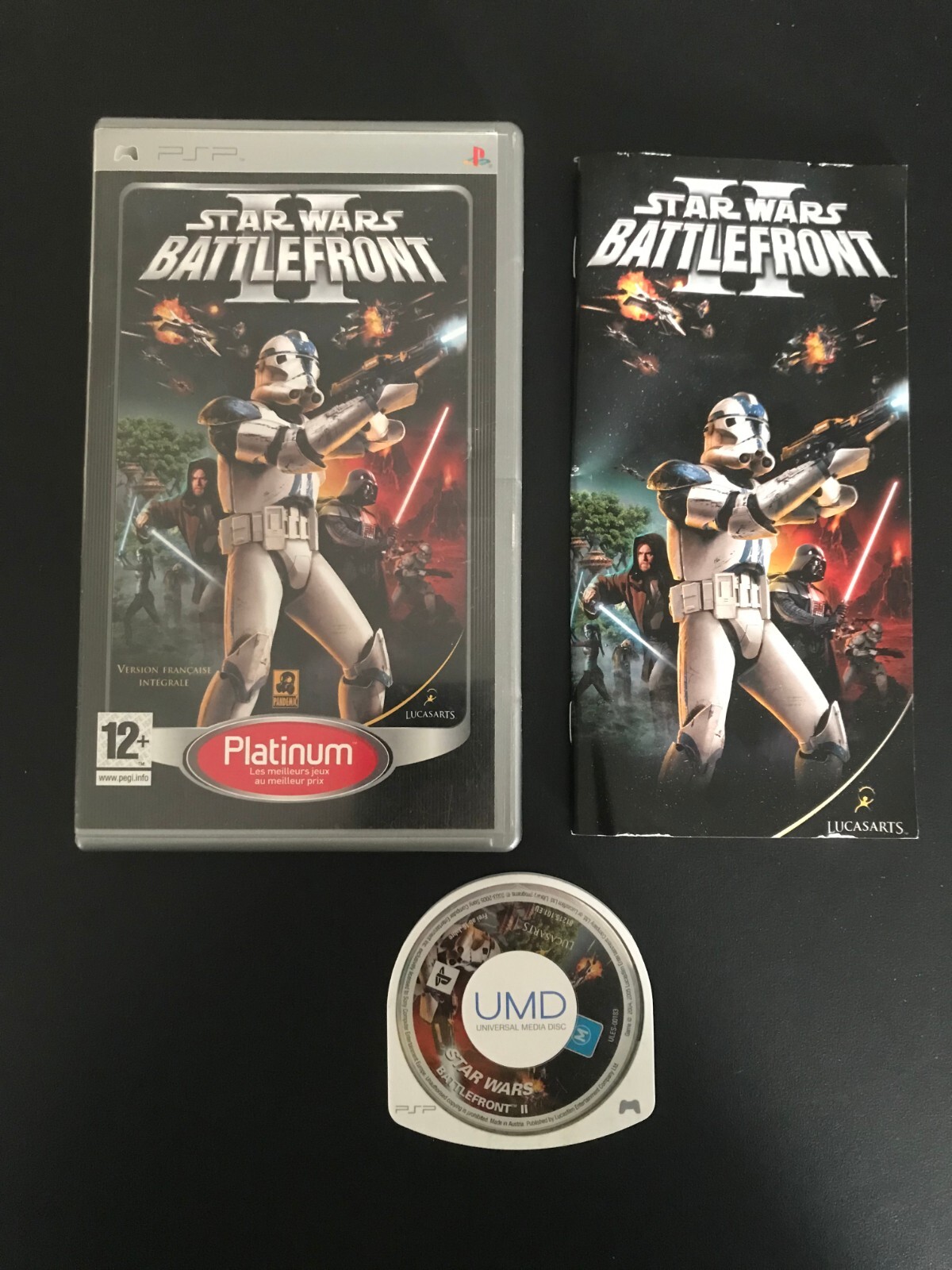 Star Wars Battlefront 2 II PSP Playstation Portable COMPLET.
