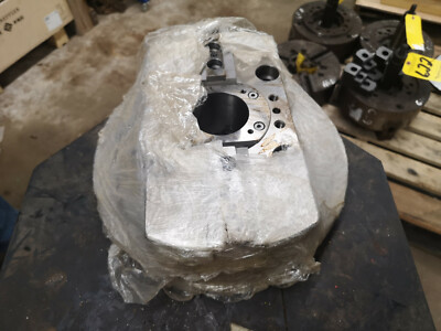 Forkardt 12'' 2 Jaw Power Chuck 2 3/8'' TH 16thx90 Serrations Flat Back NEW 108