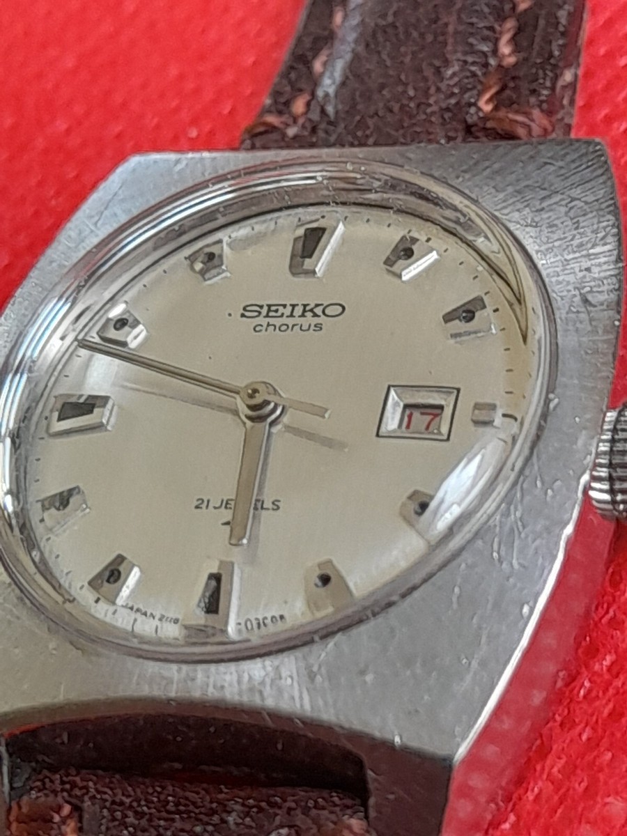 Rare Vintage Seiko Chorus 2118-0310 Manual Wind Ladies Watch