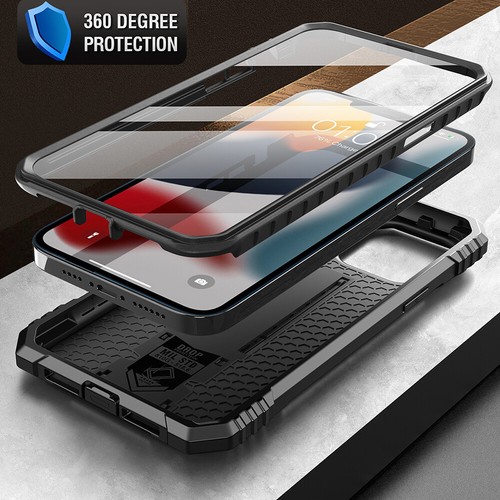 Poetic Revolution Series Case for iPhone 13 Pro 6.1 inch (2021) Cover Black - Picture 3 of 8