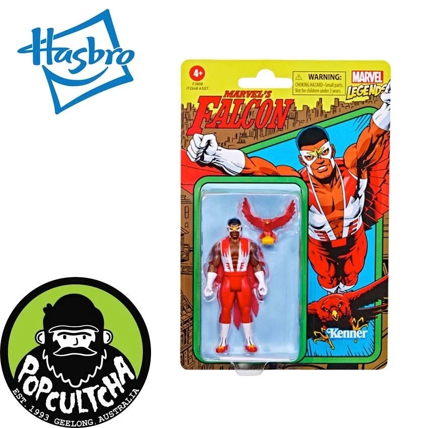 Captain America - Falcon Retro Marvel Legends Kenner 3.75” Action Figure "New"