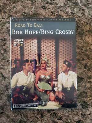 Road to Bali Starring Bob Hope/Bing Crosby New Sealed (DVD In Color, 2004) VTG