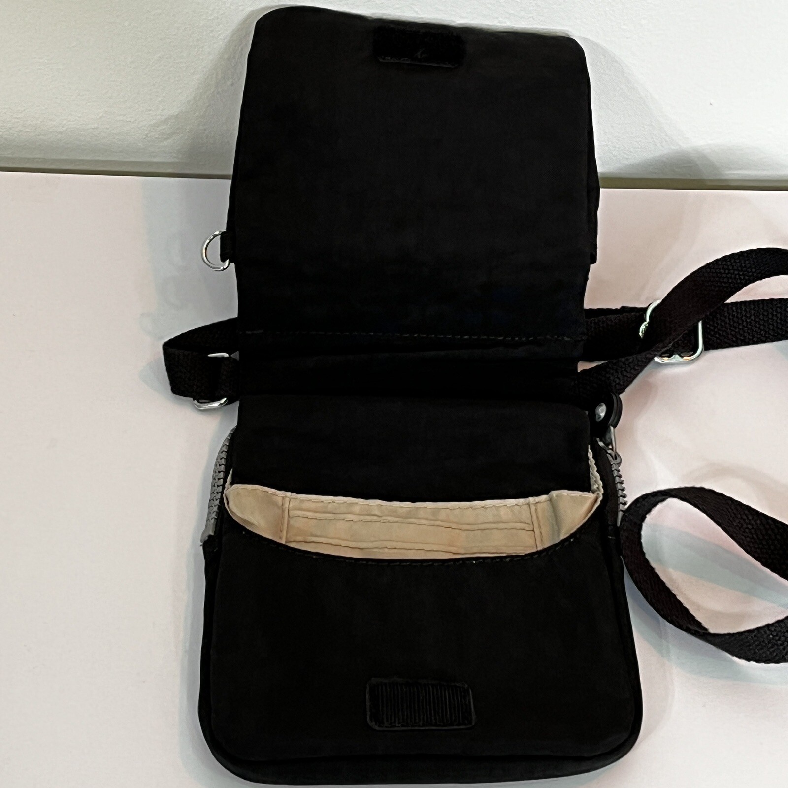 KIPLING Women's Eldorado Mini Black Crossbody Tra… - image 9