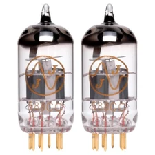 Pair of JJ E88CC / 6922 Gold Pin Preamp Vacuum Tube