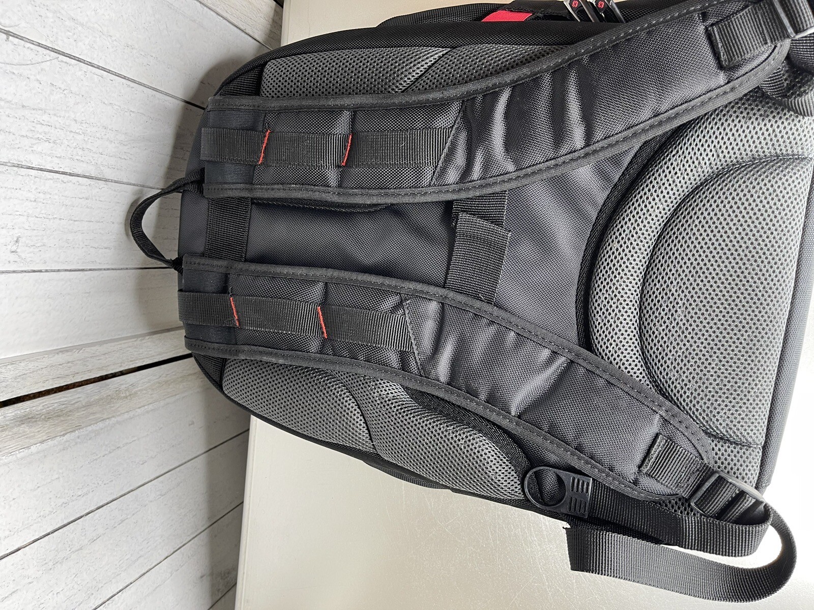 Samsonite Tectonic PFT Laptop Backpack Black Red 17Inch Travel Carry