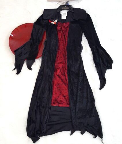 NWT Totally Ghoul Gothic Vampire Halloween Costume Dress Up Large Ages 8-14 A2 - Picture 3 of 7