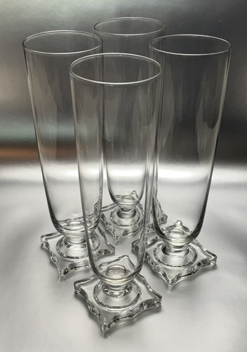 SENECA GLASS COMPANY * SLIM JIMS * SET of 4 CLEAR * - 第 3/5 張圖片