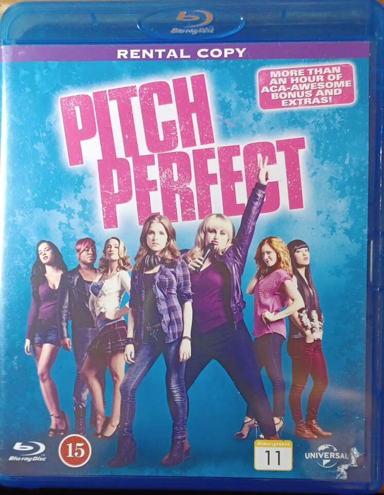 PITCH PERFECT BLU-RAY NEW NOT SEALED SWEDISH IMPORT WITH ENGLISH LANGUAGE
