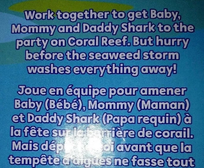 Baby Shark Party at the Reef Boardgame New in Box great for young Children - Image 4 of 4