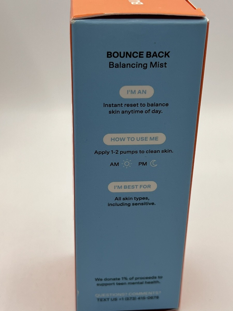 Bubble Skincare Bounce Back Refreshing Toner Spray, AllSkin