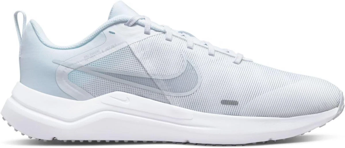 BRAND NEW ADIDAS DOWNSHIFTER 12 MEN\'S SIZE 8.5 US WHITE Nike Downshifter 12 Shoes Men Size 8.5 Triple White Platinum  main image 3