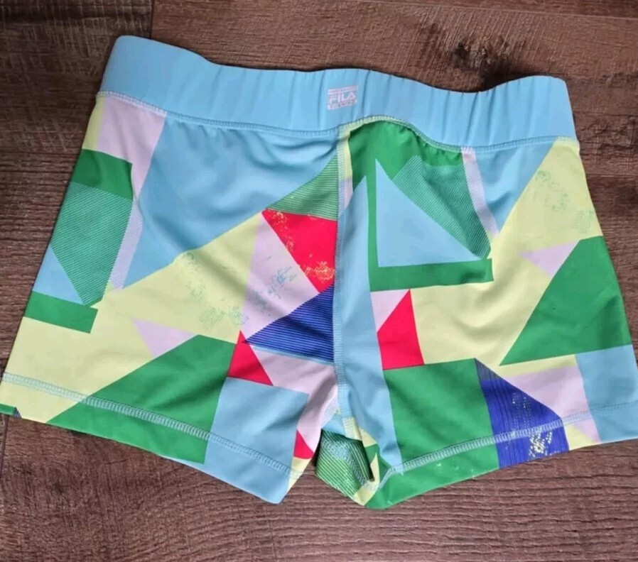 FILA SPORT Pantaloncini da Corsa Multicolore Donna Grandi 85% Poli 15% Spandex Vedi...