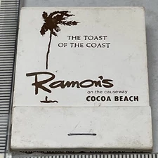 Vintage Matchbook Ramon’s Restaurant Cocoa Beach, FL  The Toast Of The coast gmg