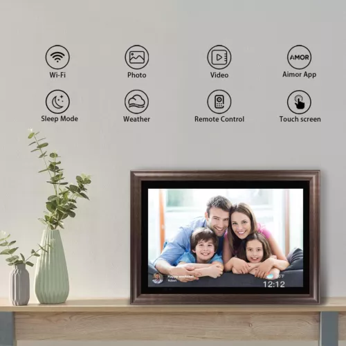NEW Anmecs 13.3 Inch Large Digital Picture Frame Canupdog WiFi Touch Photo 8GB - Bild 4 von 7