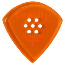 GRAVITY Sunrise Standard Dot-Hole Teardrop 3.00mm PMMA GuitarPick