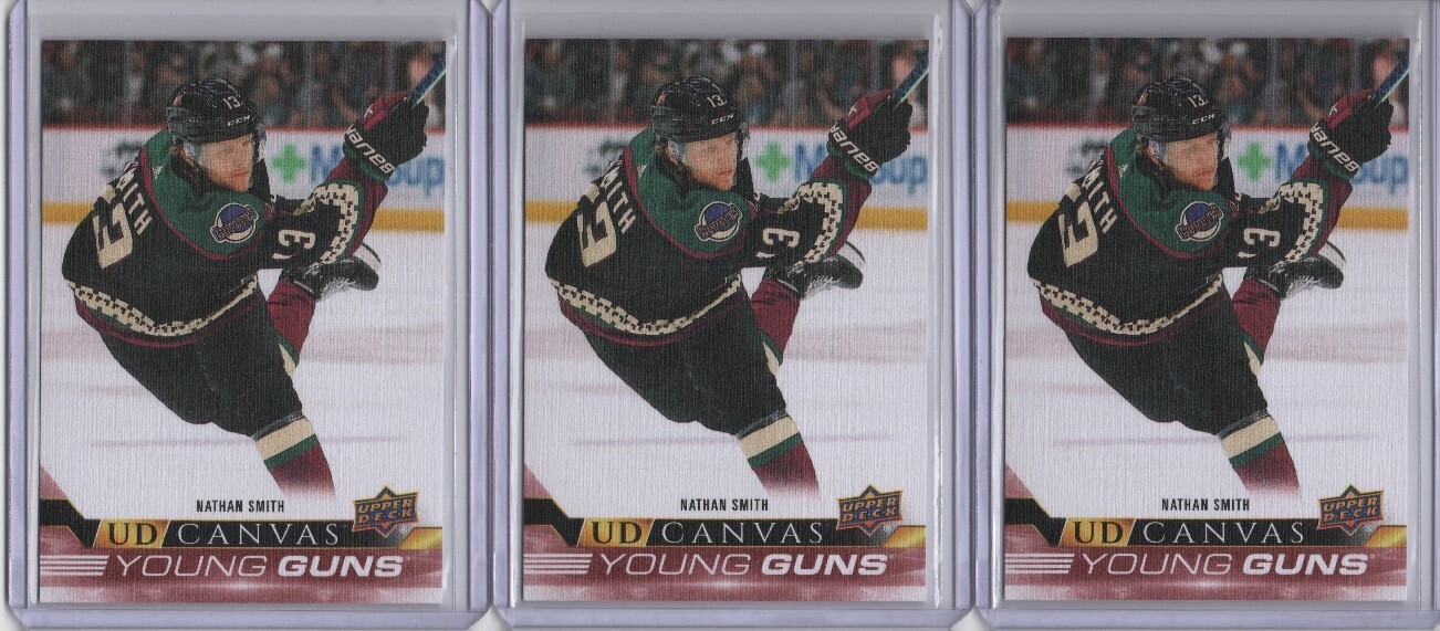 2022-23 Upper Deck Series 1 - UD Canvas Young Guns #C117 Nathan Smith (RC)