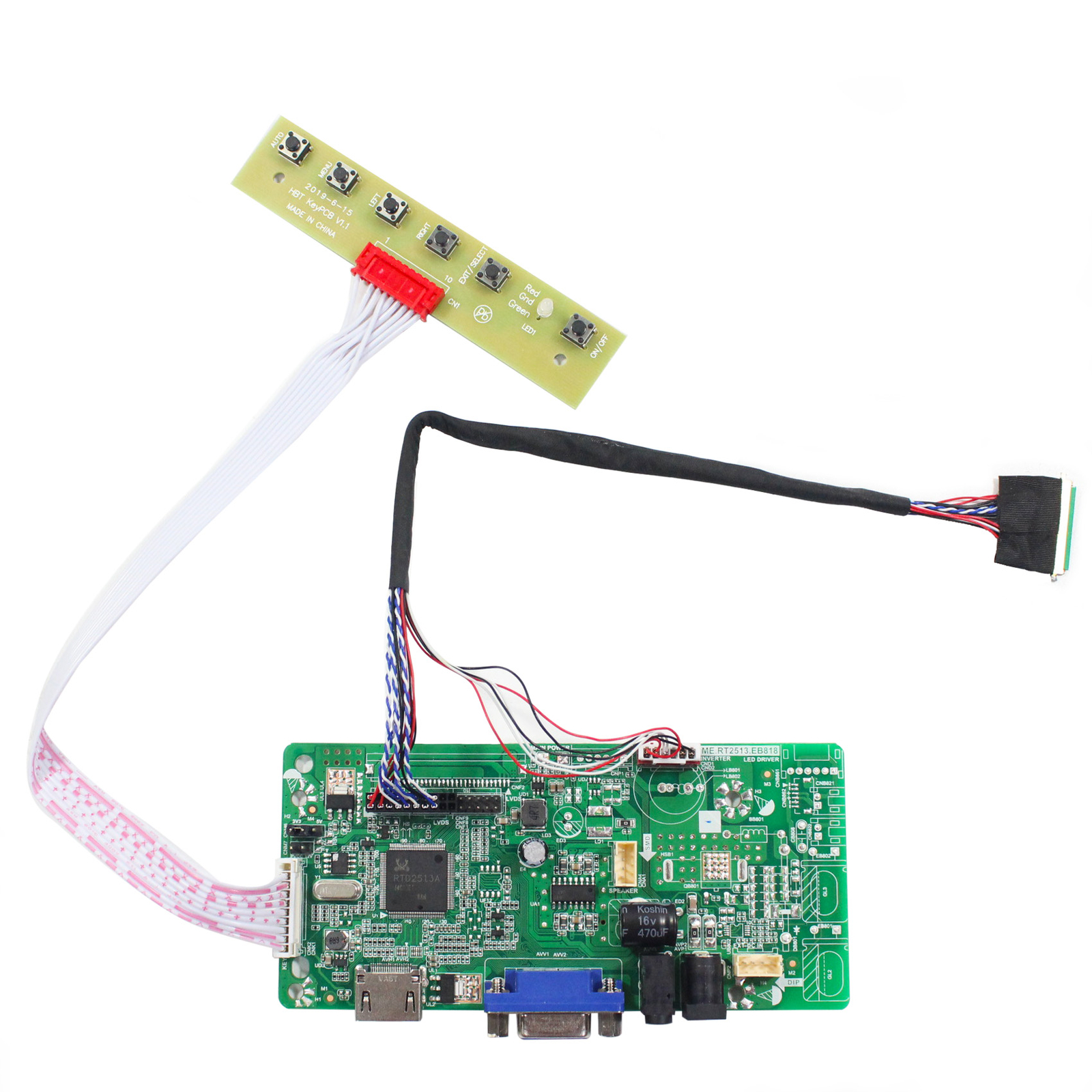 For 15.6 in B156XW02 B156B6 1366x768 LCD Screen HD VGA LCD Controller Board