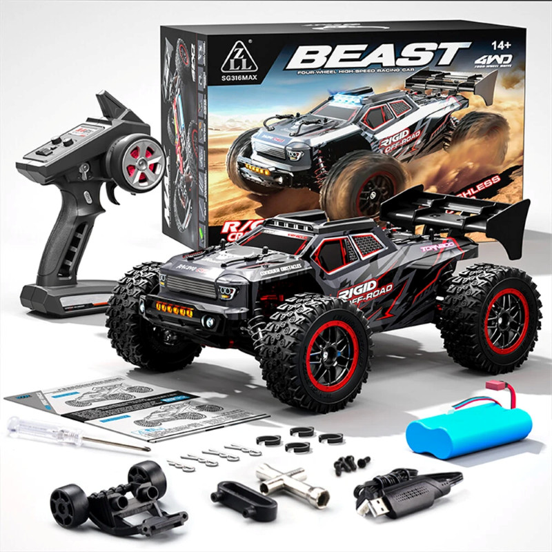 1:16 4WD BRUSHLESS RC truggy truck up to 80kmh- USA SELLER -