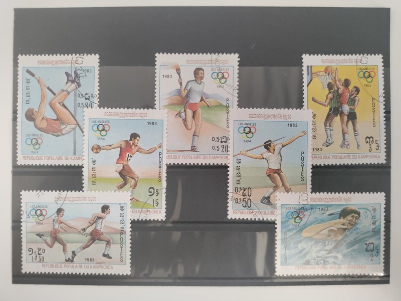 1983 Cambodia Stamps(Olympics-Los Angeles'84),CTO,NH,OG