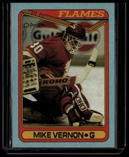 1990-91 O-Pee-Chee #L Mike Vernon Box Bottoms