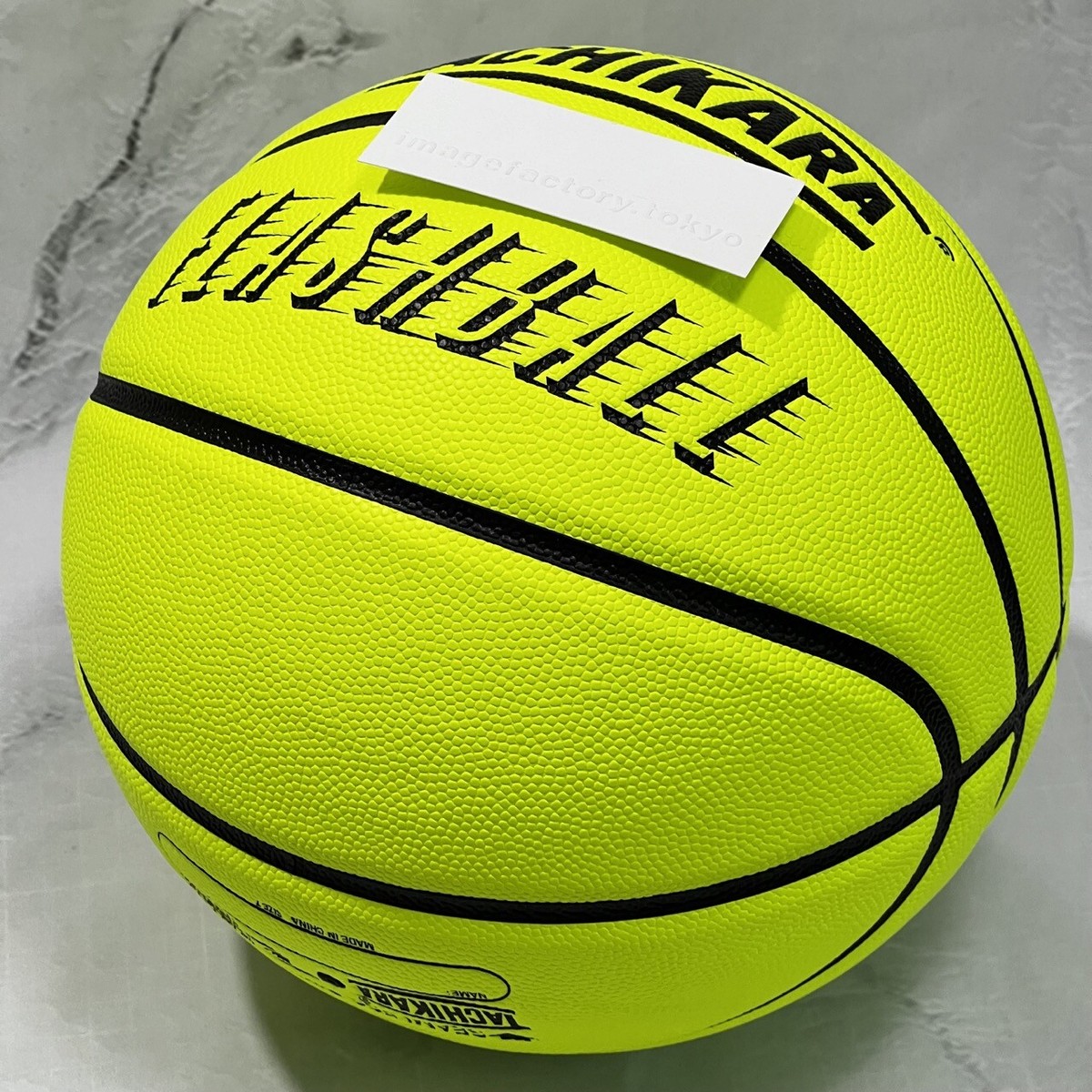 TACHIKARA BASKETBALL Flash Ball Neon Yellow / Black Size 7 TACHIKARA BASKETBALL Flash Ball Neon Yellow / Black Size 7