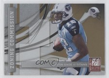 2009 Donruss Elite Zoning Commission Gold 606/899 Justin Gage #14 1u7