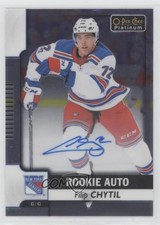 2017-18 O-Pee-Chee Platinum Rookie Autos Filip Chytil #R-FC Auto d8k