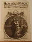 Harper's Weekly 1864 Civil War Newspaper Cover General Grant Lady Columbia