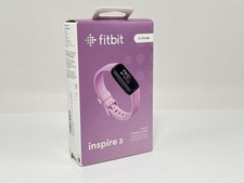 Fitbit Inspire 3 Health Fitness Tracker Heart Rate Lilac Bliss Black