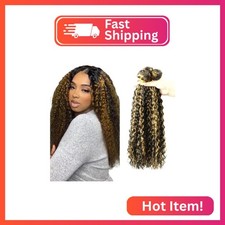 20 22 24 Inch Honey Blonde Bundles Human Hair Water Wave Bundle P1b27 Highlight