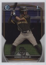 2023 Bowman Draft Chrome Refractor Homer Bush Jr #BDC-124 uk2