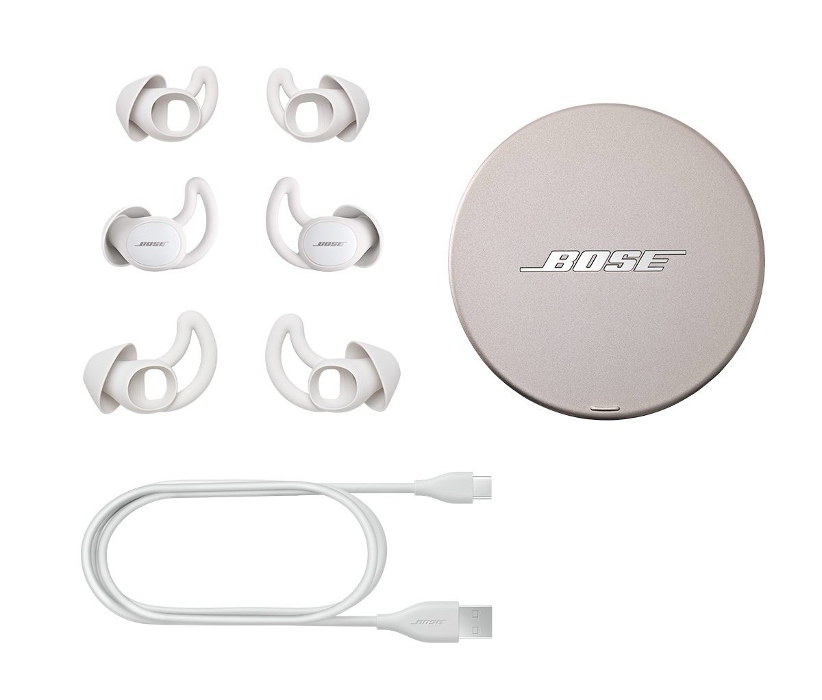 Bose Noise-Masking Sleep Buds - Silver New Sealed Series l