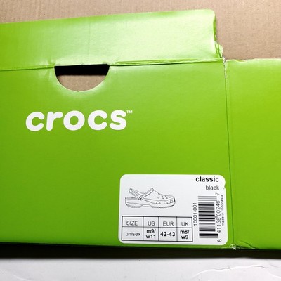 EMPTY Crocs Shoe Box Different Sizes Choose One In Menu | eBay