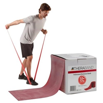  Resistance Band, Special Heavy, 5-Yard Roll, Elastic Band for 0 Red - Medium