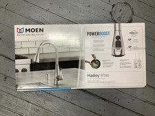 NEW Moen 87245 Hadley High Arc Power Boost Clean Pull Faucet Chrome
