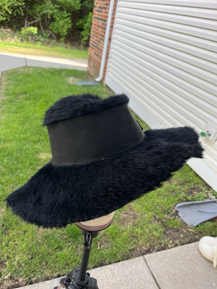 Vintage Madge Evans Brand Beaver Fur Hat Edwardian Era Style Size 7 Women’s - Image 4 of 4