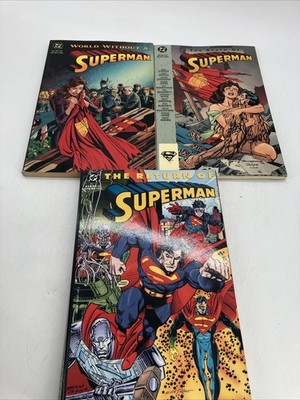 The Death of Superman/World Without/Return of TpB lot Complete set