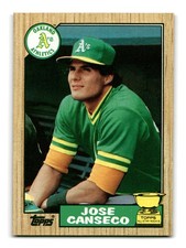 Jose Canseco 1987 Topps All-Star Gold Cup #620 Oakland Athletics Mint
