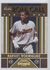 2008 Playoff Contenders Rookie Roll Call Gold 26/250 Rafael Rodriguez #3 0c0
