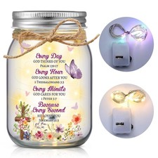 Christian Mason Jar Gift for Women Christian Bible Verse Friendship Birthday ...