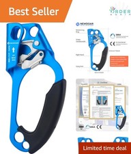 Hand Ascender Aluminum Rope Clamp Climbing Gear for 8-13mm Rope Safety